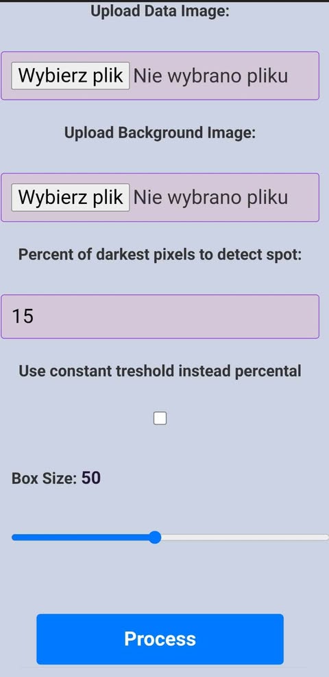 Import and process image